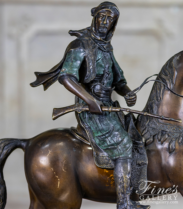 Search Result For Bronze Statues  - Bronze Horse And Rider Statue - BS-369